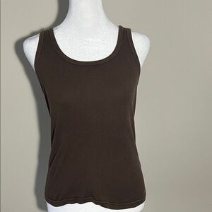 J. Crew Dark Brown Tank Top